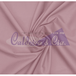 Tecido Tricoline Silky Lisa cor - 2527 (Rose Claro)